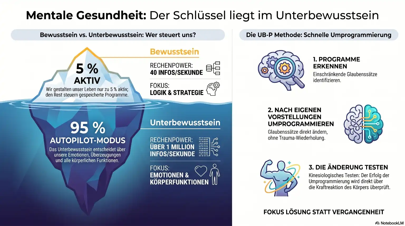 Infografik Unterbewusstsein Programmieren